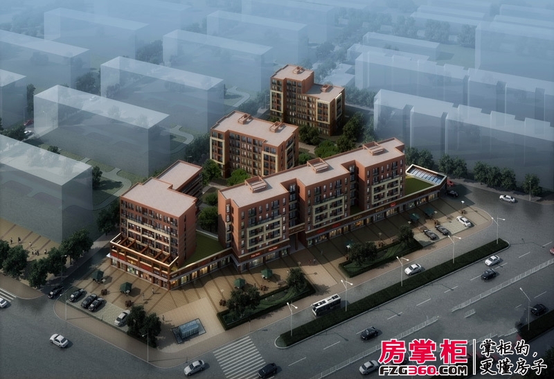 众美光合原筑效果图楼栋规划图